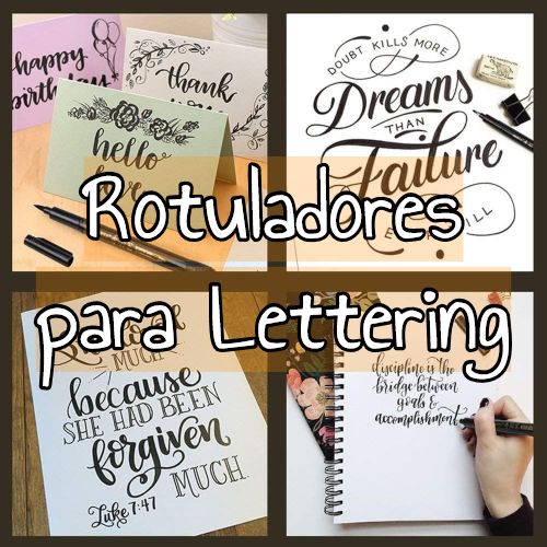 mejores rotuladores para lettering